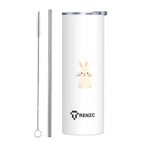 Animal Theme 20 OZ Stainless Steel Tumbler - Rabbit