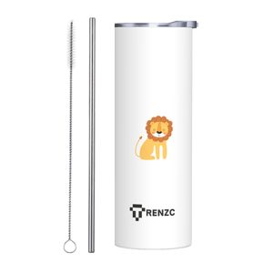Animal Theme 20 OZ Stainless Steel Tumbler - Lion