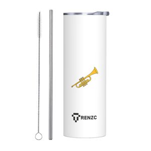 Musical instrument theme 20 OZ Stainless Steel Tumbler - Trumpet