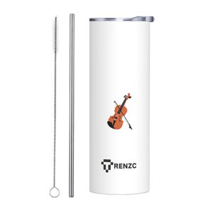 Musical instrument theme 20 OZ Stainless Steel Tumbler - Violin