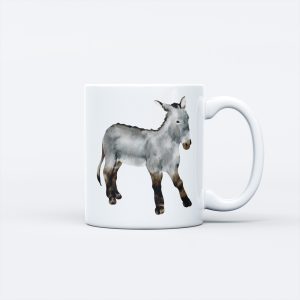 Animal Theme Ceramic Mug - Donkey