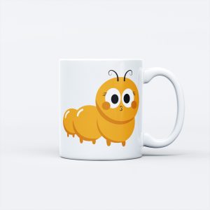 Insect Theme Ceramic Mug - Caterpillar